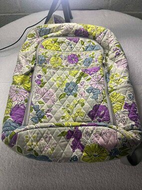 Vera Bradley full size back pack w/ lap top sleeve in Watercolor Grey floral